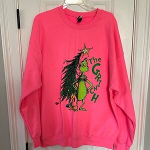 Dr. Seuss Pink Grinch Sweatshirt